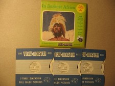 vintage View Master reel set In Darkest Africa Tribal Rites - Zulu - Animals picture