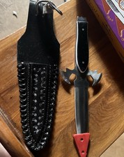 Old Smoky Dracula Dagger Double Edge Fantasy Fixed Knife Boxed Sheath NIB 10.5” picture