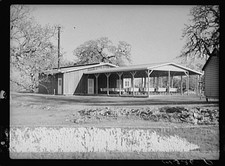 Westley California 1939 Utility Building Exterior Stanislaus County FSA picture