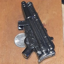 Vintage Novelty Lighter For Parts/Repair  K67 Mini Army Sparks Silvertone picture