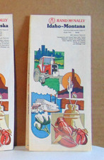 1983 Rand McNally Street Map of idaho and Montana picture