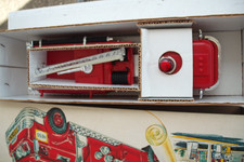 Rare 1970 Louis Marx 1st HESS Fire Truck, Pristine old store stock, NRFB MIB picture