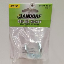 Jandorf 60241 Ceiling Hickey 1/8 x 3/8 IP Thread Zinc Drop Fixture Mount New picture