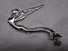 rare flying lady,  goddess 1930 car hood ornament chrome plated picture