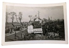WWI RPPC Postcard 106th Engineers Prophylaxis Station Sign INVERTED BACK Error picture