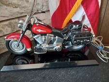 Harley Davidson Red Motorcycle Telephone Telemania Heritage Softail Landline picture