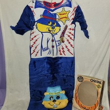 Vintage SECRET SQUIRREL 1965 Halloween Costume Hanna Barbera Ben Cooper 12-14  picture