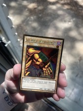 YuGiOh Left Arm of the Forbidden One, 1st Edition, Rare Gold Holo, Near Mint picture
