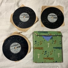 Vintage THORENS Music Discs for AD 30 Automatic Music Box Original Box of 9 picture