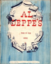 1950s AL DEPPE'S FOOD 'N' FUN ARCADE vintage dining menu STATEN ISLAND, NEW YORK picture