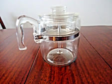 PYREX 1950's FLAME WARE 9 CUP GLASS STOVE TOP COFFEE PERCOLATOR #7759 COMPLETE picture