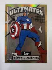 2025 Topps Finest X-Men ‘97 Captain America Gold Refractor /50 picture