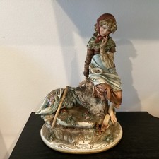 Rare Tiziano Galli Capodimonte Porcelain Figurine “MENDICANTE