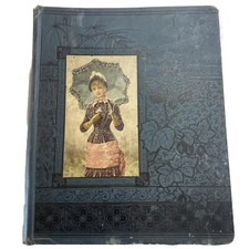 1895 Victorian Scrapbook 11 Great Authors Autographs Henry M Stanley Lew Wallace picture