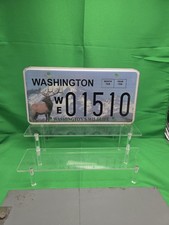  Washington State Wildlife w/elk License Plate WA WE01510 w/no tabs USA picture