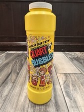 Vintage TOOTSIETOY Quart Bubbles Empty Container With Wand 1979 Cool Graphics picture