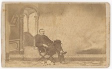 Photographer James Ball CDV Photo Fostoria Ohio Antique 1880s picture
