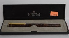 New - West German Diplomat - Tourtoiseshell - Gold 14k Fountain Pen w/ Box 🇩🇪 picture