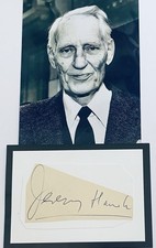 Jeremy Hawk South African Actor 1918 - 2002, Original 10 x 8 Signature Piece picture