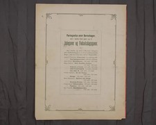 1905 Børnenes Jul Danish Christmas Annual Original Back Cover Publisher Ad picture