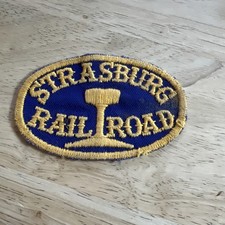 Vintage Strasburg Rail Road Patch, Founded in 1832, Oval picture
