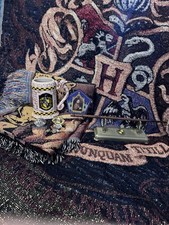 Authentic Hufflepuff Set Full Set Of Wand, Stand, Mug, Pins, Tapestry’s & More picture