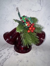 Vintage 1979 Carolites Lighted Bells of Noel Calfax Christmas Cluster Works picture