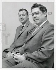 1979 Press Photo James Stanton and B. L. Smith at Phoenix Arizona Federal court picture