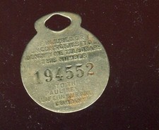THE PAUL REVERE LIFE INSURANCE CO WORECHESTER MA FOB ID/TAG picture