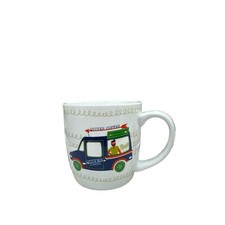 Now Designs Mug Farmers Market Food Truck Ceramic Coffee Tea Cup NWOT 12 oz picture