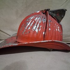 Vintage Cairns & Brother Aluminum Fire Helmet Model 350 Senator Clifton NJ Liner picture