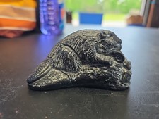 Vintage Beaver Soapstone Sculpture Aardik Collection picture