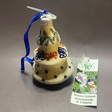 Bolesławiec Ceramika Wiza Polish Pottery Christmas Tree ornament picture