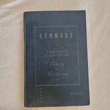 VTG 1937-38 KENMORE COMPLETE SIMPLIFIED SEWING AND DESIGNING BY ELLEN SMITH picture