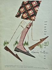 1957 Women's Oldmaine Trotters Shoes fashion Art Vintage Ad picture