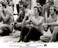BR58 Rare Original Photo SAM ELLIOTT PARKER STEVENSON Lifeguard Actors on Beach picture
