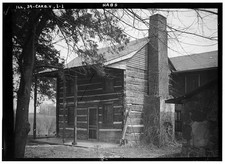 Photo:Carbondale Illinois Log Cabin ca 1855 HABS Historic Survey Photo picture