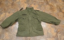 Vintage US Military Army Cold Weather OG-107 M65 Field Jacket Small X - Short  picture
