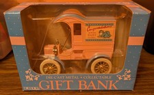 ERTL BABY GIRL CONGRATULATIONS DIE CAST METAL BANK COLLECTABLE 1991 USA NIB picture