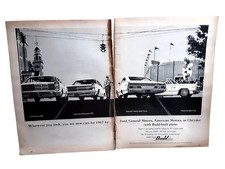 1966 Budd Automotive 2 Page Ad 1967 Ford Galaxie Impala Plymouth AMC Cars picture