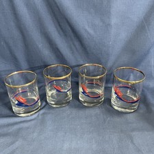 Vintage Trans World Airlines (TWA) whiskey tumbler picture