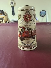 Beer Stein Stroh's Collectible Mug Past Delivery Vehicles Heritage Series V picture