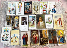 Vintage Holy Cards 1930s-1970s New Never Used France Belgium Lot of 20  H-17 picture