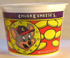 1 - 2010 Chuck E Cheese Rare Vintage Plastic Token Cup-Excellent Condition picture