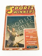 Vintage Sports Winners Pulp Magazine October 1951 Baseball World Series Cover picture