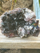 Large Graves Mountain Georgia Iridescent Hematite Quartz Mineral Specimen picture