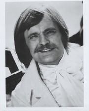 David McCallum dashing smiling portrait with moustache 1970's 8x10 photo picture