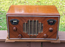 Rare 1930s Zenith 827 Chrome Front Radio picture