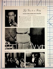 1930s Life Magazine Jazz Benny Goodman Gene Krupa Harry James Lionel Hampton picture