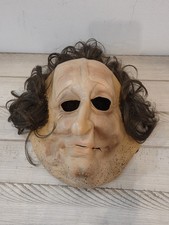 Vintage Cesar Halloween Mask Man Brown Hair picture
